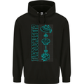 Turbocharger Schematics Muscle Car Drift Mens Hoodie Black