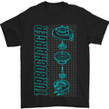 Turbocharger Schematics Muscle Car Drift Mens T-Shirt Cotton Gildan Black