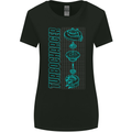 Turbocharger Schematics Muscle Car Drift Womens Wider Cut T-Shirt Black