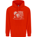 Twisted DJ Decks Vinyl DJing Acid House Childrens Kids Hoodie Bright Red