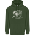 Twisted DJ Decks Vinyl DJing Acid House Childrens Kids Hoodie Forest Green
