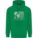 Twisted DJ Decks Vinyl DJing Acid House Childrens Kids Hoodie Irish Green
