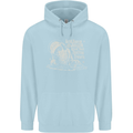 Twisted DJ Decks Vinyl DJing Acid House Childrens Kids Hoodie Light Blue