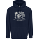 Twisted DJ Decks Vinyl DJing Acid House Childrens Kids Hoodie Navy Blue