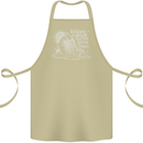 Twisted DJ Decks Vinyl DJing Acid House Cotton Apron 100% Organic Khaki
