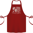 Twisted DJ Decks Vinyl DJing Acid House Cotton Apron 100% Organic Maroon