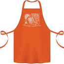 Twisted DJ Decks Vinyl DJing Acid House Cotton Apron 100% Organic Orange