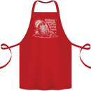 Twisted DJ Decks Vinyl DJing Acid House Cotton Apron 100% Organic Red