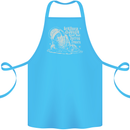 Twisted DJ Decks Vinyl DJing Acid House Cotton Apron 100% Organic Turquoise