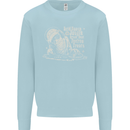 Twisted DJ Decks Vinyl DJing Acid House Kids Sweatshirt Jumper Light Blue