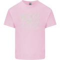 Twisted DJ Decks Vinyl DJing Acid House Kids T-Shirt Childrens Light Pink