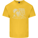 Twisted DJ Decks Vinyl DJing Acid House Kids T-Shirt Childrens Yellow