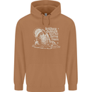 Twisted DJ Decks Vinyl DJing Acid House Mens 80% Cotton Hoodie Caramel Latte