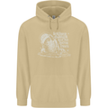 Twisted DJ Decks Vinyl DJing Acid House Mens 80% Cotton Hoodie Sand