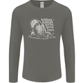 Twisted DJ Decks Vinyl DJing Acid House Mens Long Sleeve T-Shirt Charcoal