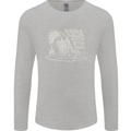 Twisted DJ Decks Vinyl DJing Acid House Mens Long Sleeve T-Shirt Sports Grey