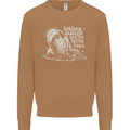 Twisted DJ Decks Vinyl DJing Acid House Mens Sweatshirt Jumper Caramel Latte