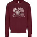 Twisted DJ Decks Vinyl DJing Acid House Mens Sweatshirt Jumper Maroon