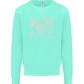 Twisted DJ Decks Vinyl DJing Acid House Mens Sweatshirt Jumper Peppermint