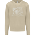 Twisted DJ Decks Vinyl DJing Acid House Mens Sweatshirt Jumper Sand