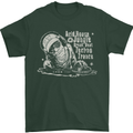Twisted DJ Decks Vinyl DJing Acid House Mens T-Shirt Cotton Gildan Forest Green