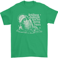 Twisted DJ Decks Vinyl DJing Acid House Mens T-Shirt Cotton Gildan Irish Green