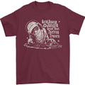 Twisted DJ Decks Vinyl DJing Acid House Mens T-Shirt Cotton Gildan Maroon