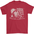 Twisted DJ Decks Vinyl DJing Acid House Mens T-Shirt Cotton Gildan Red