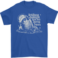 Twisted DJ Decks Vinyl DJing Acid House Mens T-Shirt Cotton Gildan Royal Blue