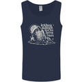Twisted DJ Decks Vinyl DJing Acid House Mens Vest Tank Top Navy Blue