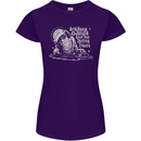 Twisted DJ Decks Vinyl DJing Acid House Womens Petite Cut T-Shirt Purple
