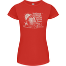 Twisted DJ Decks Vinyl DJing Acid House Womens Petite Cut T-Shirt Red