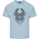 Two Roman Skulls Kids T-Shirt Childrens Light Blue