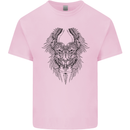 Two Roman Skulls Kids T-Shirt Childrens Light Pink