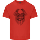 Two Roman Skulls Kids T-Shirt Childrens Red