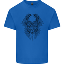 Two Roman Skulls Kids T-Shirt Childrens Royal Blue