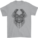 Two Roman Skulls Mens T-Shirt Cotton Gildan Sports Grey