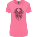 Two Roman Skulls Womens Wider Cut T-Shirt Azalea