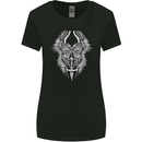 Two Roman Skulls wp Womens Wider Cut T-Shirt Black