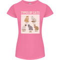 Types of Cat Persian Siamese British Bengal Womens Petite Cut T-Shirt Azalea