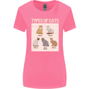 Types of Cat Persian Siamese British Bengal Womens Wider Cut T-Shirt Azalea