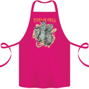 Types of Owls Species Cotton Apron 100% Organic Pink