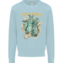 Types of Owls Species Kids Sweatshirt Jumper Light Blue