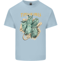 Types of Owls Species Kids T-Shirt Childrens Light Blue