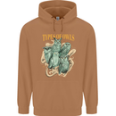 Types of Owls Species Mens 80% Cotton Hoodie Caramel Latte
