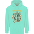 Types of Owls Species Mens 80% Cotton Hoodie Peppermint