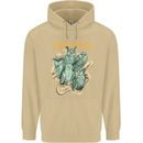 Types of Owls Species Mens 80% Cotton Hoodie Sand