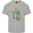 Types of Owls Species Mens Cotton T-Shirt Tee Top Sports Grey
