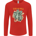 Types of Owls Species Mens Long Sleeve T-Shirt Red