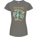 Types of Owls Species Womens Petite Cut T-Shirt Charcoal